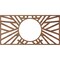 Ekena Millwork Hoover Wood Fretwork Pierced Ceiling Medallion, Walnut, 24"W x 12"H x 8 7/8"ID x 1/4"T CMWP24X12X0250HOWA - alternate 5